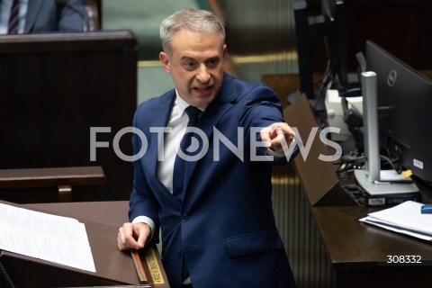  08.10.2026 WARSZAWA<br />POSIEDZENIE SEJMU<br />N/Z KRZYSZTOF GAWKOWSKI<br />FOT. MARCIN BANASZKIEWICZ/FOTONEWS  