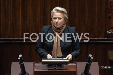  09.10.2026 WARSZAWA<br />POSIEDZENIE SEJMU<br />N/Z BOZENA LISOWSKA<br /> 