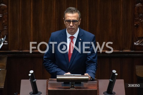  09.10.2026 WARSZAWA<br />POSIEDZENIE SEJMU<br />N/Z JAROSLAW SACHAJKO<br /> 