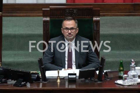  09.10.2026 WARSZAWA<br />POSIEDZENIE SEJMU<br />N/Z MARCIN HORALA<br /> 