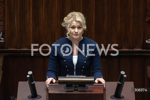  09.10.2026 WARSZAWA<br />POSIEDZENIE SEJMU<br />N/Z KAROLINA PAWLICZAK<br /> 