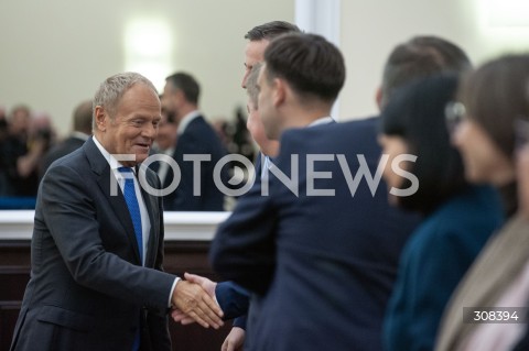  12.10.2026 WARSZAWA<br />POSIEDZENIE RADY MINISTROW<br />N/Z PREMIER DONALD TUSK<br /> 