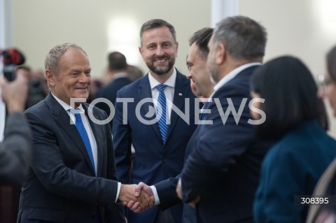  12.10.2026 WARSZAWA<br />POSIEDZENIE RADY MINISTROW<br />N/Z PREMIER DONALD TUSK ANDRZEJ DOMANSKI WLADYSLAW KOSINIAK KAMYSZ<br /> 
