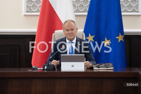  20.10.2026 WARSZAWA<br />POSIEDZENIE RADY MINISTROW<br />N/Z PREMIER DONALD TUSK<br /> 