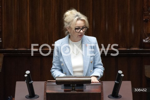  20.10.2026 WARSZAWA<br />POSIEDZENIE SEJMU<br />N/Z IWONA MARIA KOZLOWSKA<br /> 