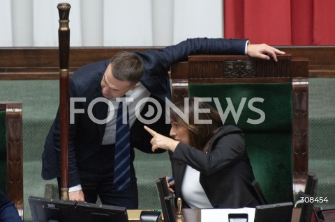  20.10.2026 WARSZAWA<br />POSIEDZENIE SEJMU<br />N/Z ADAM SZLAPKA MONIKA WIELICHOWSKA<br /> 