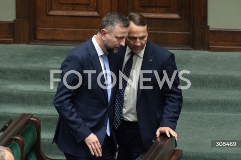  20.10.2026 WARSZAWA<br />POSIEDZENIE SEJMU<br />N/Z WLADYSLAW KOSINIAK KAMYSZ RADOSLAW SIKORSKI<br /> 