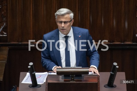  20.10.2026 WARSZAWA<br />POSIEDZENIE SEJMU<br />N/Z JAROSLAW WIESLAW WIECZOREK<br /> 