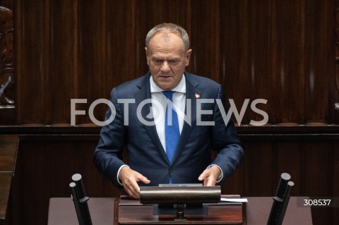  20.10.2026 WARSZAWA<br />POSIEDZENIE SEJMU<br />N/Z PREMIER DONALD TUSK<br /> 