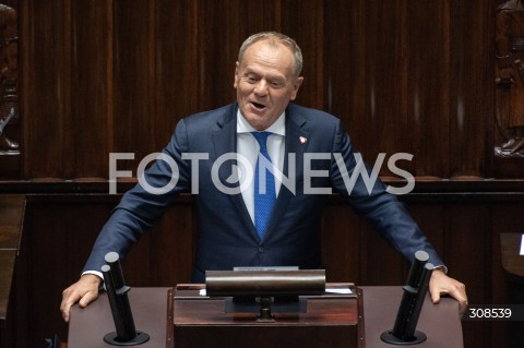  20.10.2026 WARSZAWA<br />POSIEDZENIE SEJMU<br />N/Z PREMIER DONALD TUSK<br /> 
