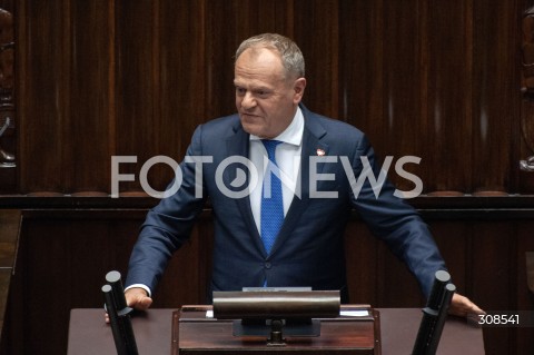  20.10.2026 WARSZAWA<br />POSIEDZENIE SEJMU<br />N/Z PREMIER DONALD TUSK<br /> 