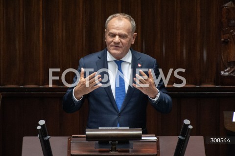  20.10.2026 WARSZAWA<br />POSIEDZENIE SEJMU<br />N/Z PREMIER DONALD TUSK<br /> 
