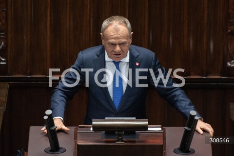  20.10.2026 WARSZAWA<br />POSIEDZENIE SEJMU<br />N/Z PREMIER DONALD TUSK<br /> 
